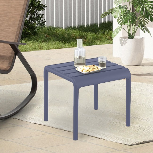 PARIS DARK GREY ΤΡΑΠΕΖΙ 42X41X40εκ. ΠΟΛ/ΝΙΟΥ