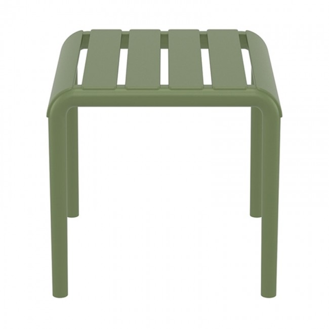 PARIS OLIVE GREEN ΤΡΑΠΕΖΙ 42X41X40εκ. ΠΟΛ/ΝΙΟΥ