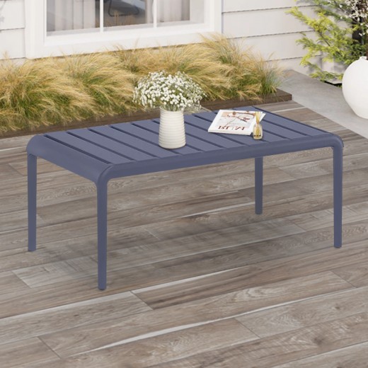 PARIS DARK GREY ΤΡΑΠΕΖΙ 90X50X40εκ. ΠΟΛ/ΝΙΟΥ