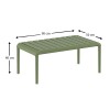 PARIS OLIVE GREEN ΤΡΑΠΕΖΙ 90X50X40εκ. ΠΟΛ/ΝΙΟΥ