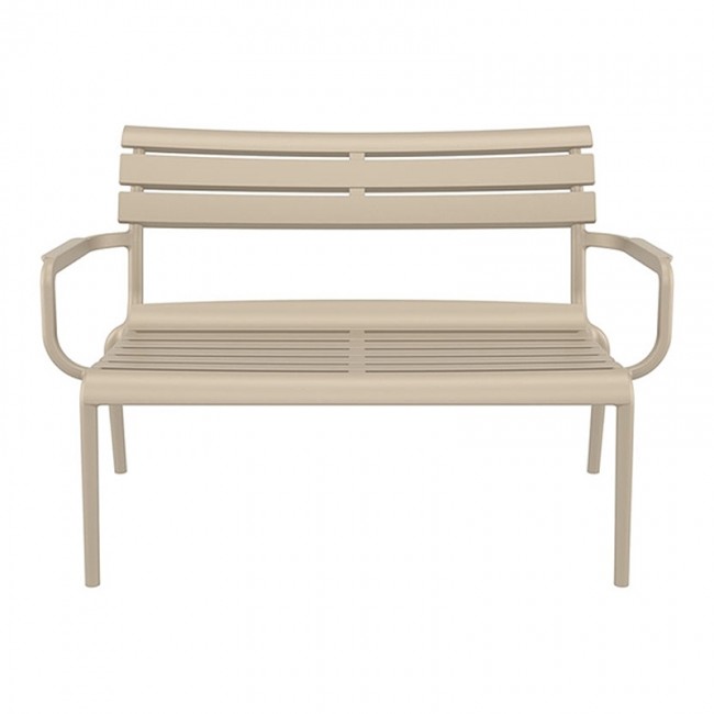 PARIS ΚΑΝΑΠΕΣ TAUPE 116X70X75εκ. ΠΟΛ/ΝΙΟΥ