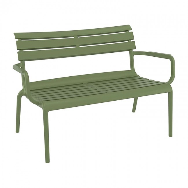 PARIS ΚΑΝΑΠΕΣ OLIVE GREEN 116X70X75εκ. ΠΟΛ/ΝΙΟΥ