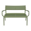 PARIS ΚΑΝΑΠΕΣ OLIVE GREEN 116X70X75εκ. ΠΟΛ/ΝΙΟΥ