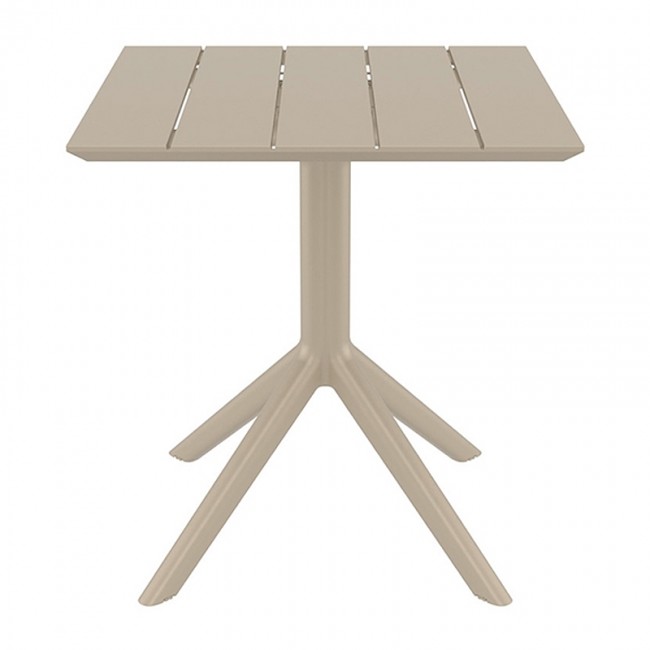 PARIS TAUPE 70X70X74εκ. ΤΡΑΠΕΖΙ ΠΟΛ/ΝΙΟΥ