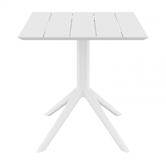 PARIS WHITE 80X80X74εκ. ΤΡΑΠΕΖΙ ΠΟΛ/ΝΙΟΥ