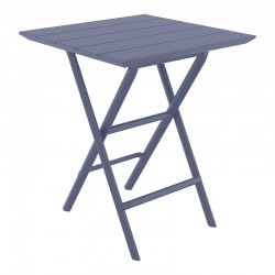 HELEN DARK GREY 60Χ60X74εκ. ΤΡΑΠΕΖΙ ΠΤΥΣ/ΝΟ ΠΟΛ/ΝΙΟΥ