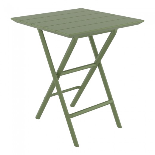 HELEN OLIVE GREEN 60Χ60X74εκ. ΤΡΑΠΕΖΙ ΠΤΥΣ/ΝΟ ΠΟΛ/ΝΙΟΥ