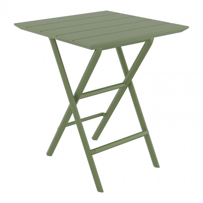 HELEN OLIVE GREEN 60Χ60X74εκ. ΤΡΑΠΕΖΙ ΠΤΥΣ/ΝΟ ΠΟΛ/ΝΙΟΥ