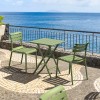 HELEN OLIVE GREEN 60Χ60X74εκ. ΤΡΑΠΕΖΙ ΠΤΥΣ/ΝΟ ΠΟΛ/ΝΙΟΥ