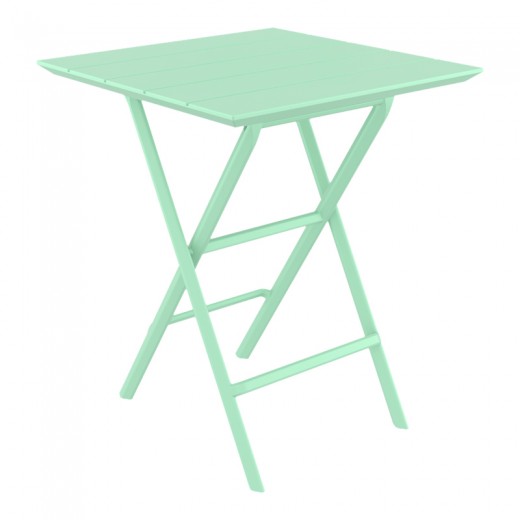 HELEN OPALINE GREEN 60Χ60X74εκ. ΤΡΑΠΕΖΙ ΠΤΥΣ/ΝΟ ΠΟΛ/ΝΙΟΥ