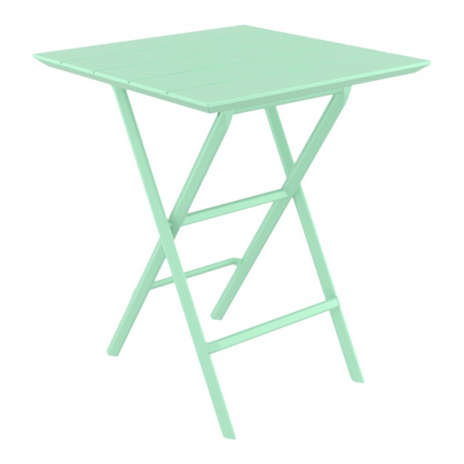 HELEN OPALINE GREEN 60Χ60X74εκ. ΤΡΑΠΕΖΙ ΠΤΥΣ/ΝΟ ΠΟΛ/ΝΙΟΥ