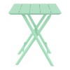 HELEN OPALINE GREEN 60Χ60X74εκ. ΤΡΑΠΕΖΙ ΠΤΥΣ/ΝΟ ΠΟΛ/ΝΙΟΥ