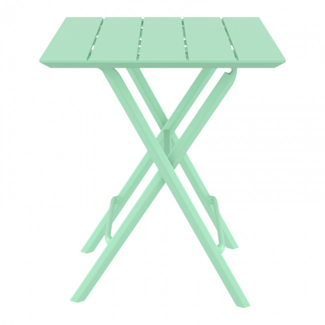 HELEN OPALINE GREEN 60Χ60X74εκ. ΤΡΑΠΕΖΙ ΠΤΥΣ/ΝΟ ΠΟΛ/ΝΙΟΥ