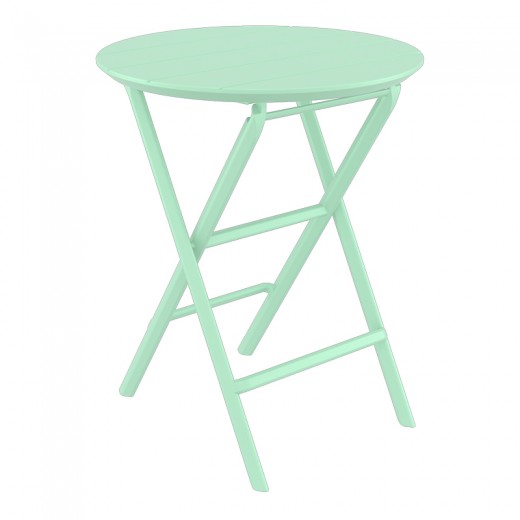 HELEN OPALINE GREEN Φ60X74εκ. ΤΡΑΠΕΖΙ ΠΤΥΣ/ΝΟ ΠΟΛ/ΝΙΟΥ