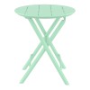 HELEN OPALINE GREEN Φ60X74εκ. ΤΡΑΠΕΖΙ ΠΤΥΣ/ΝΟ ΠΟΛ/ΝΙΟΥ