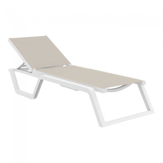 RIO ΞΑΠΛΩΣΤΡΑ WHITE/TAUPE ΠΟΛ/ΝΙΟΥ