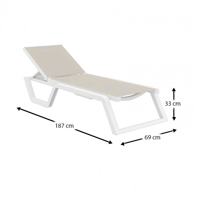 RIO ΞΑΠΛΩΣΤΡΑ WHITE/TAUPE ΠΟΛ/ΝΙΟΥ