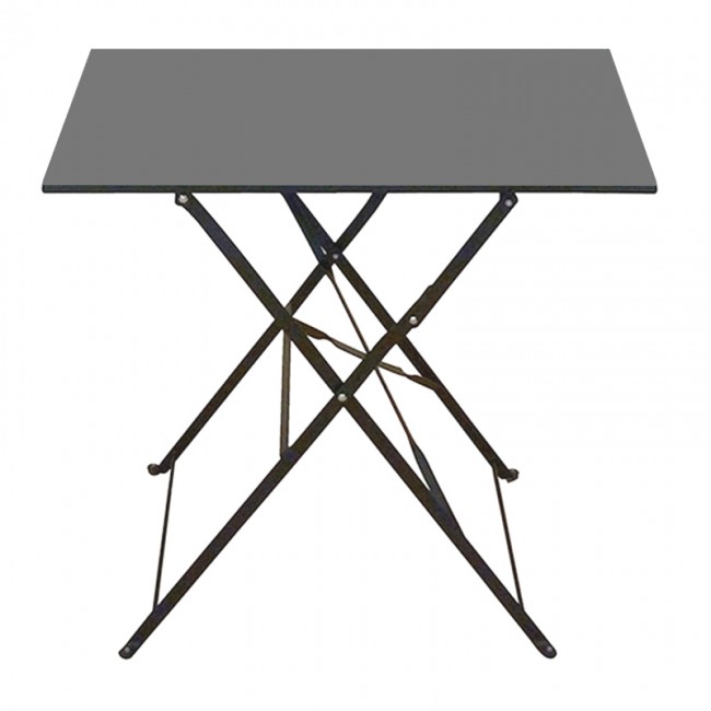 ALMA 50Χ70Χ71εκ. ΑΝΘΡΑΚΙ ΤΡΑΠΕΖΙ ΜΕΤΑΛΛΙΚΟ ΠΤΥΣ/ΝΟ