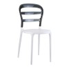 BIBI WHITE/BLACK TRANSP.ΚΑΡΕΚΛΑ