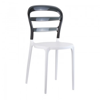 BIBI WHITE/BLACK TRANSP.ΚΑΡΕΚΛΑ