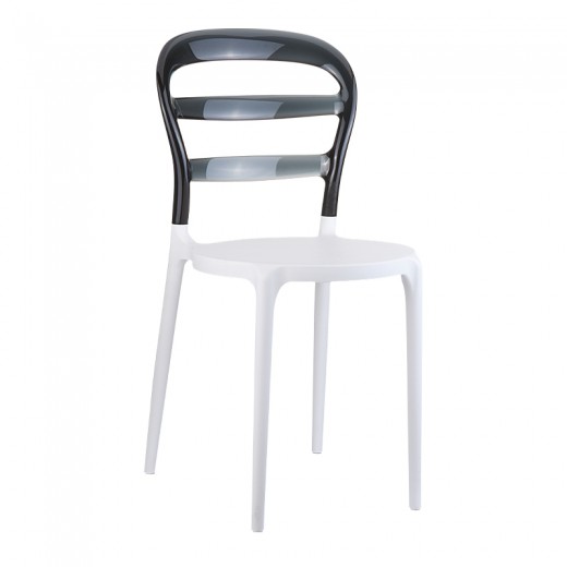 BIBI WHITE/BLACK TRANSP.ΚΑΡΕΚΛΑ
