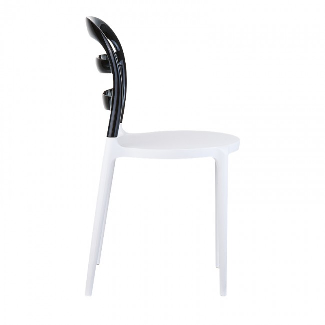 BIBI WHITE/BLACK TRANSP.ΚΑΡΕΚΛΑ