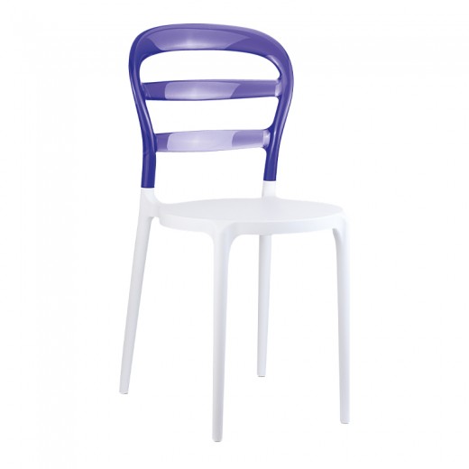 BIBI WHITE/VIOLET TRANSP.ΚΑΡΕΚΛΑ