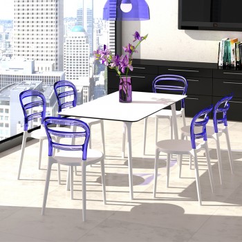 BIBI WHITE/VIOLET TRANSP.ΚΑΡΕΚΛΑ