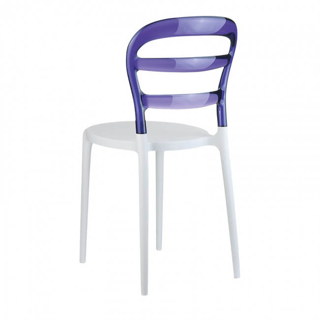 BIBI WHITE/VIOLET TRANSP.ΚΑΡΕΚΛΑ