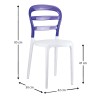 BIBI WHITE/VIOLET TRANSP.ΚΑΡΕΚΛΑ