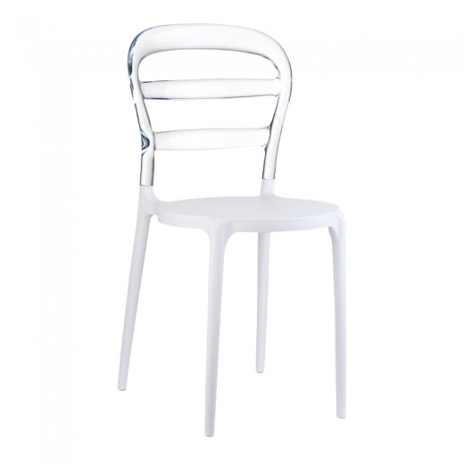 BIBI WHITE/CLEAR TRANSP.ΚΑΡΕΚΛΑ