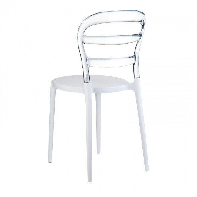 BIBI WHITE/CLEAR TRANSP.ΚΑΡΕΚΛΑ