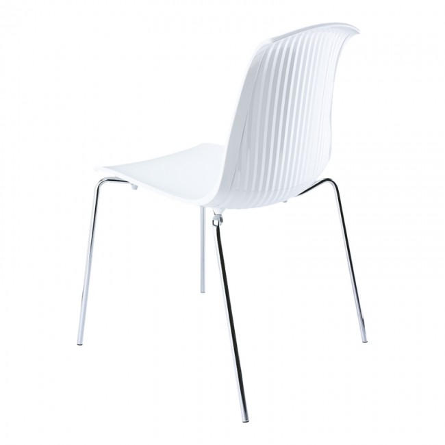 ALLEGRA GLOSSY WHITE ΚΑΡΕΚΛΑ