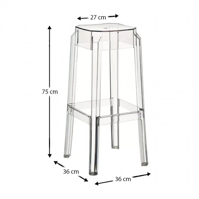 FOX CLEAR TRANSP.75εκ. ΣΚΑΜΠΟ