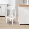 FOX GLOSSY WHITE 75εκ. ΣΚΑΜΠΟ