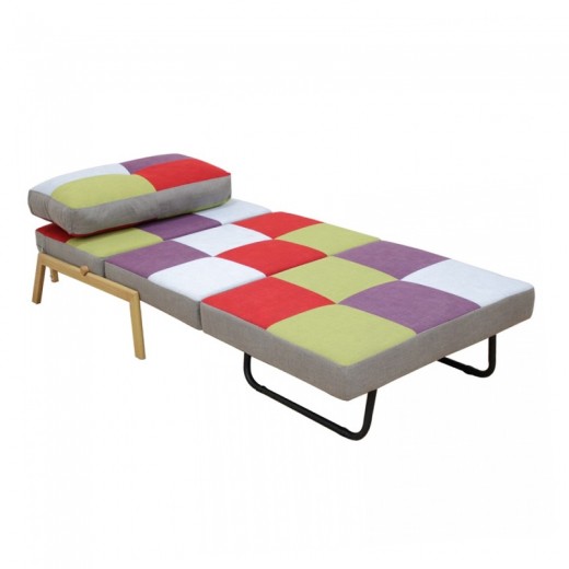 SARA Q PATCHWORK ΥΦΑΣΜΑ ΠΟΛΥΘΡΟΝΑ/ΚΡΕΒΑΤΙ 95Χ96εκ.