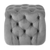 ASTRA ΣΚΑΜΠΟ GREY VELVET ΥΦΑΣΜΑ 45X45Χ45εκ.
