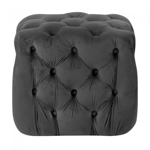 ASTRA ΣΚΑΜΠΟ BLACK VELVET ΥΦΑΣΜΑ 45X45Χ45εκ.