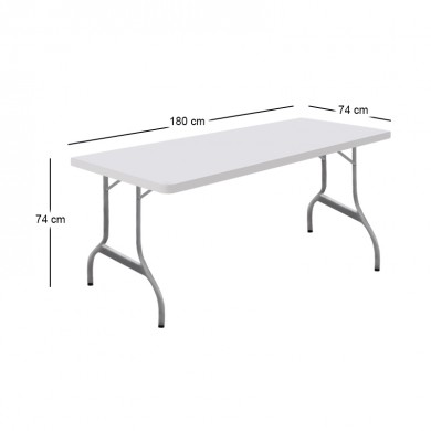 CATERING 180Χ74Χ74εκ.HDPE ΤΡΑΠΕΖΙ