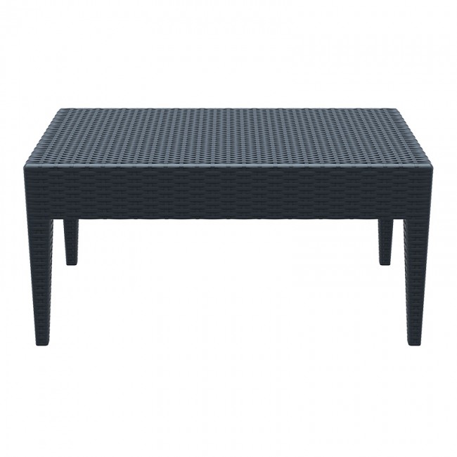 MIAMI DARK GREY ΤΡΑΠΕΖΙ 92Χ53Χ45εκ. ΠΟΛ/ΝΙΟΥ