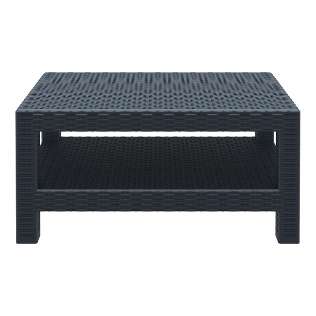 MONACO DARK GREY ΤΡΑΠΕΖΙ 92Χ57Χ45εκ. ΠΟΛ/ΝΙΟΥ