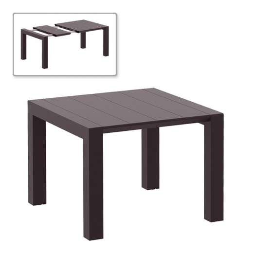 ΒΕΓΚΑΣ BROWN 100X100/140εκ. ΕΠΕΚΤ.ΤΡΑΠΕΖΙ - 53.0232
