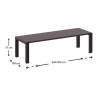 ΒΕΓΚΑΣ BROWN 100X260/300εκ. ΕΠΕΚΤ.ΤΡΑΠΕΖΙ - 53.0238