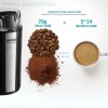 Μύλος άλεσης καφέ BRN-0094 Bruno 200W χρώμα  inox - μαύρο