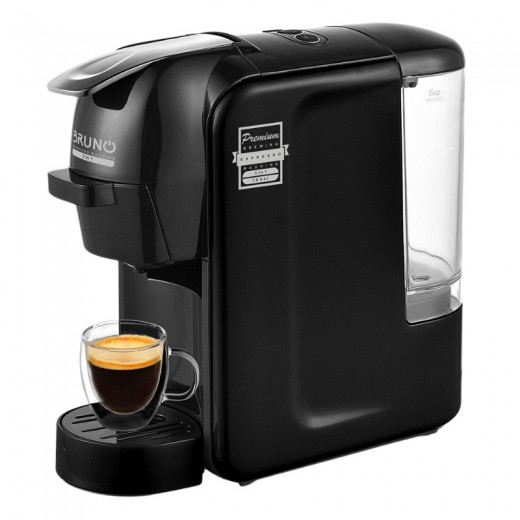 Καφετιέρα espresso 3 σε 1 BRN-0124 Bruno 1450W, 19 bar χρώμα μαύρο