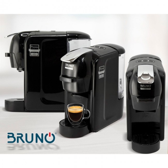 Καφετιέρα espresso 3 σε 1 BRN-0124 Bruno 1450W, 19 bar χρώμα μαύρο