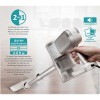 Ηλεκτρική σκούπα 2 σε 1 BRN-0133 Bruno 600W χρώμα λευκό - ασημί