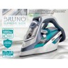 Σίδερο ατμού Supreme Slide BRN-0146 Bruno με κεραμική πλάκα 3000W χρώμα λευκό - μπλε