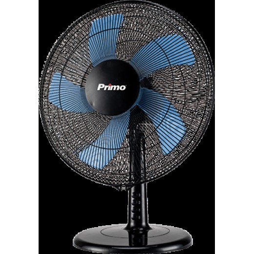 Ανεμιστήρας Επιτραπέζιος PRTF-80444 Primo 16'' 40εκ. Μαύρος-Μπλε