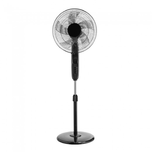 Ανεμιστήρας με ορθοστάτη FANSFPB10R (18") 45εκ. με τηλεχειριστήριο 55W χρώμα μαύρο